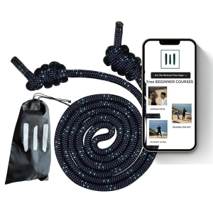minimal flow moment rope | navy sky