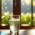 Hydration and Weight Loss: A refreshing glass of water on a sun-drenched windowsill, showcasing the importance of staying hydrated for successful weight loss.