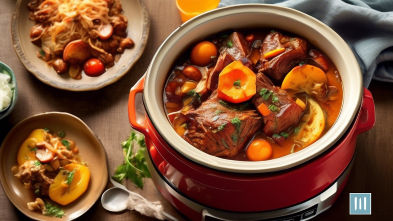 Delicious and Nutritious Paleo Slow Cooker Recipes: A Close-Up of a Vibrant Dish Bathed in Bright Natural Light
