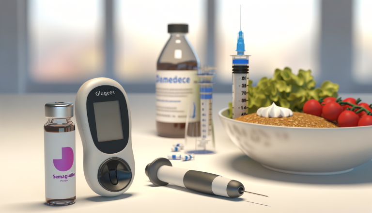 semaglutide and pregnancy: concept illustration featuring professional design elements and clear typography