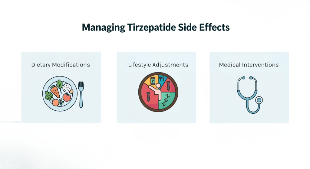 Tirzepatide injection side effects are manageable with proper strategies, including dietary modifications, lifestyle adjustments, and medical interventions.